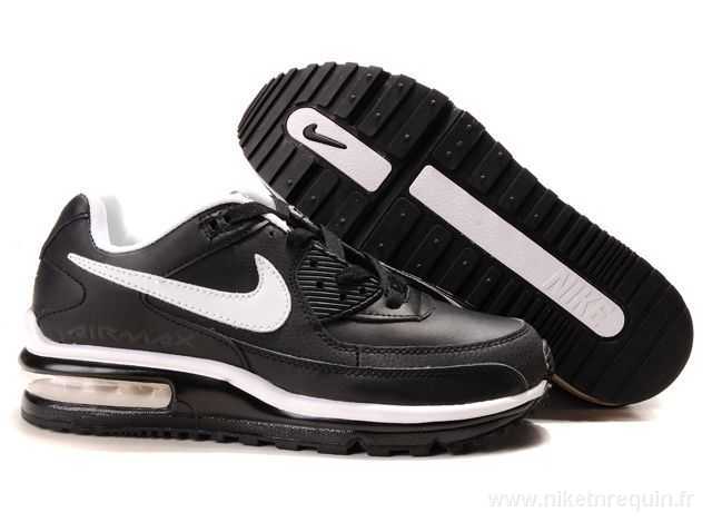 Nike Air Max Ltd 4 Chaussures Noires Confortables Blanc (1)